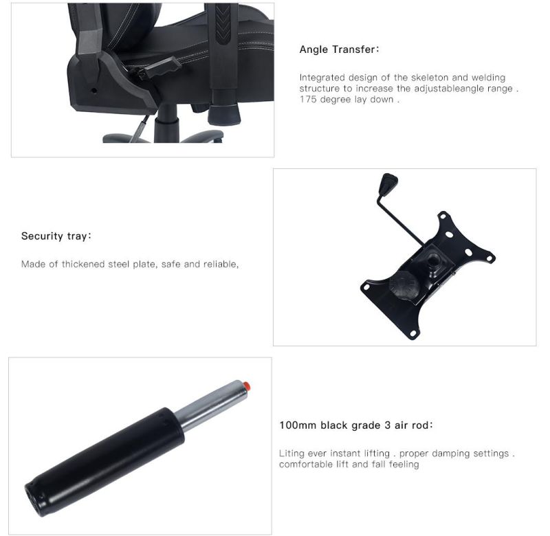 Wholesale OEM ODM All Market Exquisite Ergonomic Gamer Recliner Budget Swivel Racing Gaming Chair