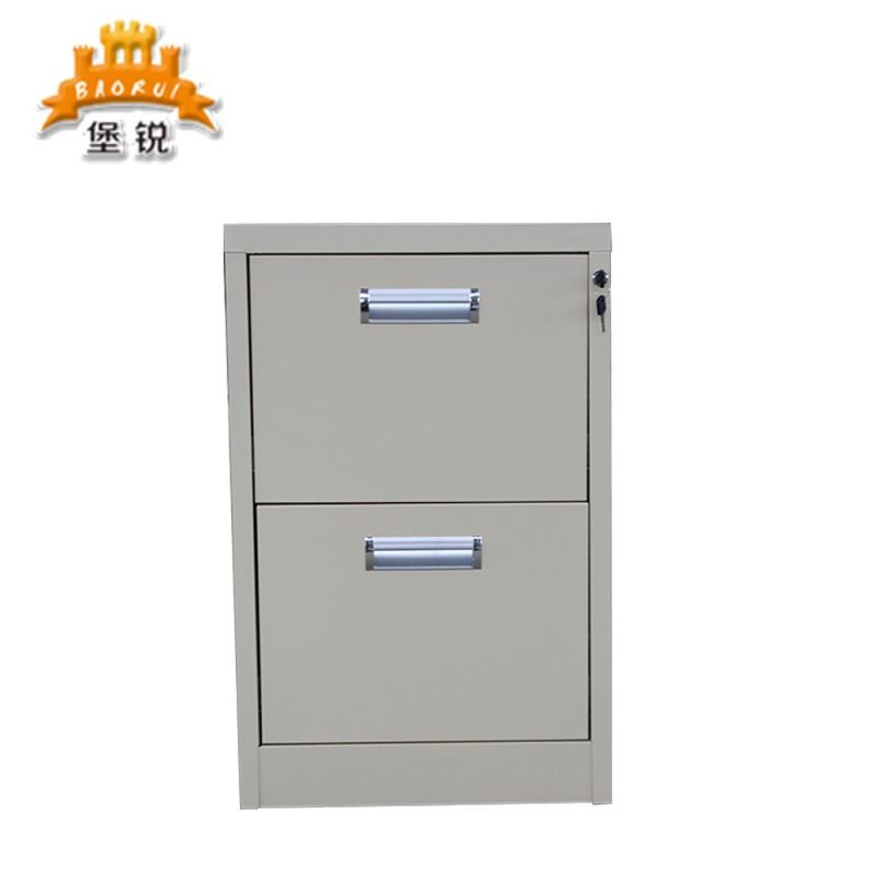 Metal Furniture Vertical 2 Drawers Office Filing Cabinet