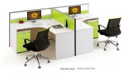 Modern Office Furniture 4 Person Call Center Bpo Site Office Workstation