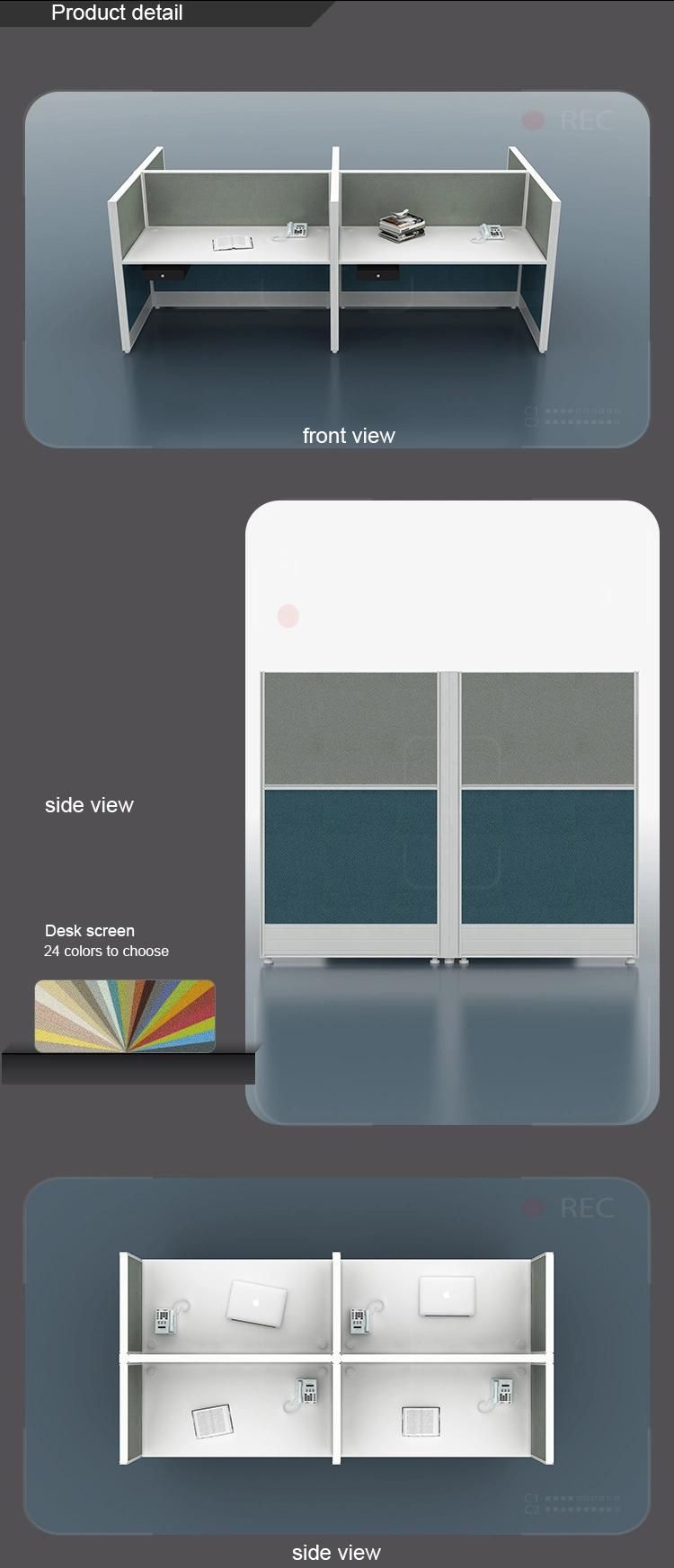 Professional Production Modern Staff Table Office Partition