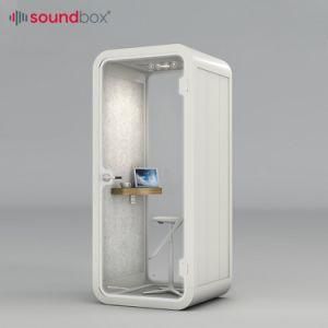Small Telephone Booth Sound Isolation Private Indoor Phone Booth Office School One Person Sound Proof Booth