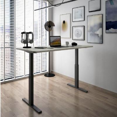 Human Office- Electric Metal Lifting Table Laptop Sitting Standing Pneumatic Desk Jc35ts-R12r-Th