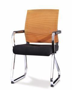 Orange Back Black Seat New Style Bow Meeting Guest Visitor Chair