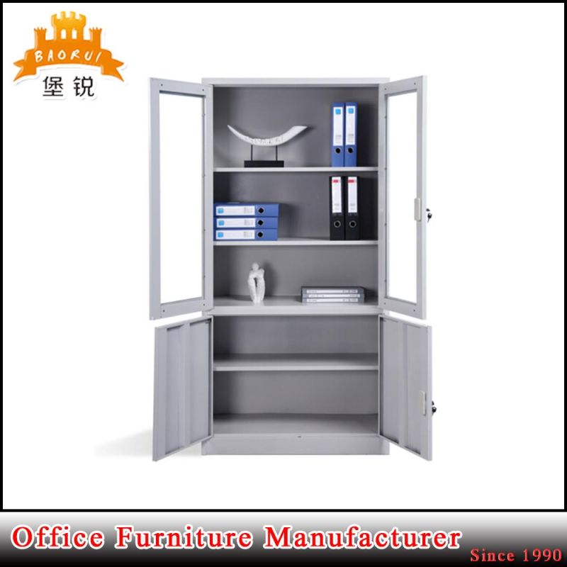 Luoyang Factory Office Furniture Metal Glass Door Storage Filing Cabinet