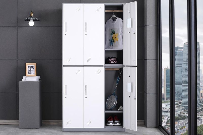 3 Doors Steel Almirah/Metal Folding Clothes Wardrobe