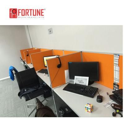 Aluminum Frame Partition Frosted Glass Office Workstation Office Cubicles