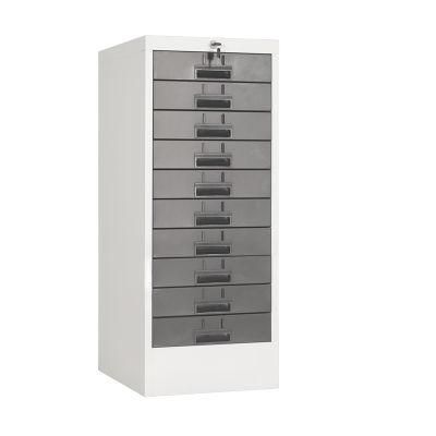 Office Metal Ten Drawers Cabinet File Storage Cabinets