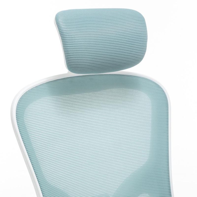 Huashi Mesh Swivel Lift Office Chairs Modern Grey Chair Ergonomic Office Furniture with Headrest