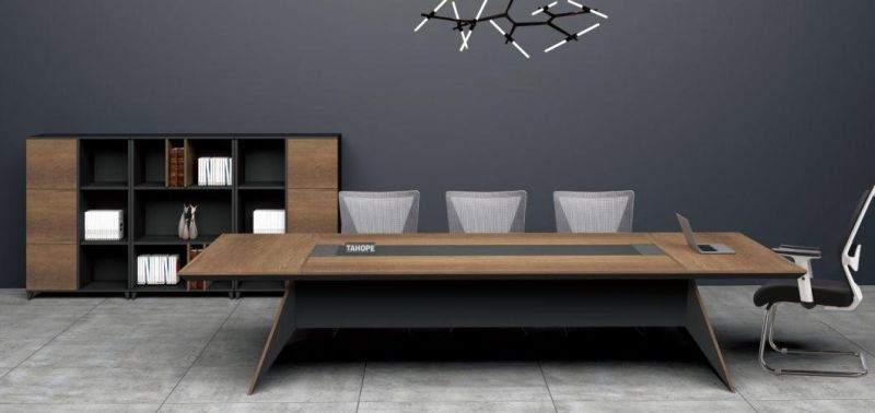 Fashionable Large Meeting School Office Wooden Conference Table for Boadroom
