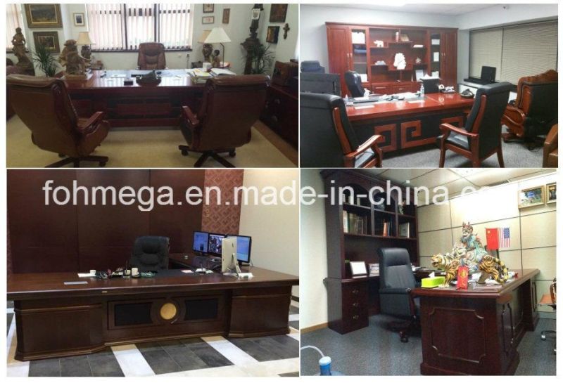 Wooden Design Heavy Duty Classic Office Executive Table with Storage