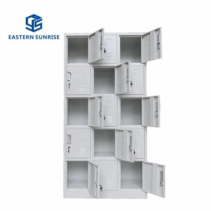 Wholesale 15 Door Steel Cabinet Supply for School/Office/Gym