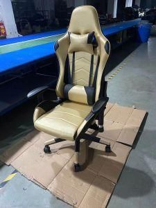Oneray New High Back Low Price Gamer PC Gaming Chair Racing Esports Chair Black Gold
