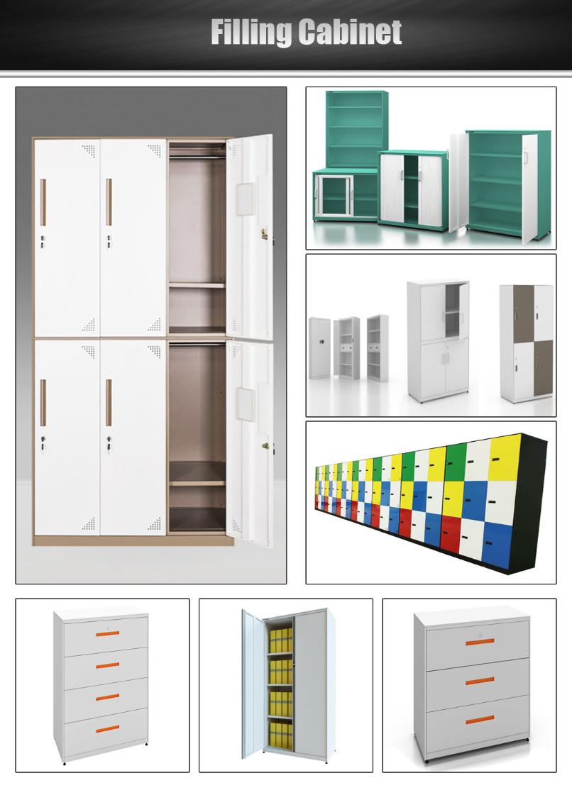 High Quality Metal Modern Furniture Filing Cabinet for Indoor with Drawers