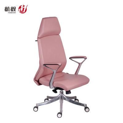 Ergonomical High Back Leather Office Chair with Cloth Hanger Computer Chair