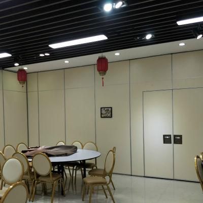 Operable Door Wooden Panels Movable Partition Wall for Conference Room