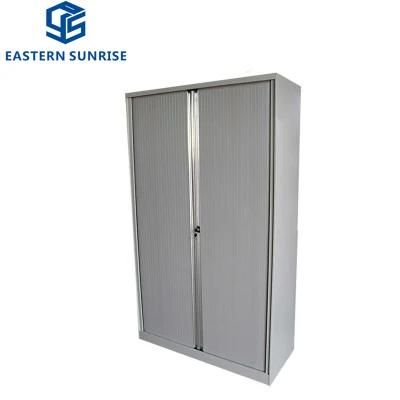 Office New Design Rolling Door Storage Cupboard Metal Drawer Cabinet