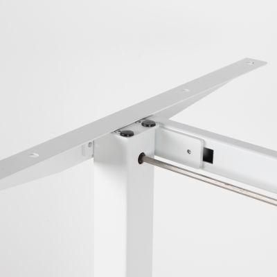 Single Motor Height Adjustable Corner Desk for Home Use