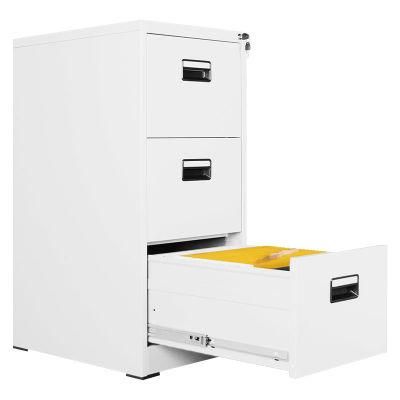 Office Used Vertical 3 Drawer Filing Cabinet