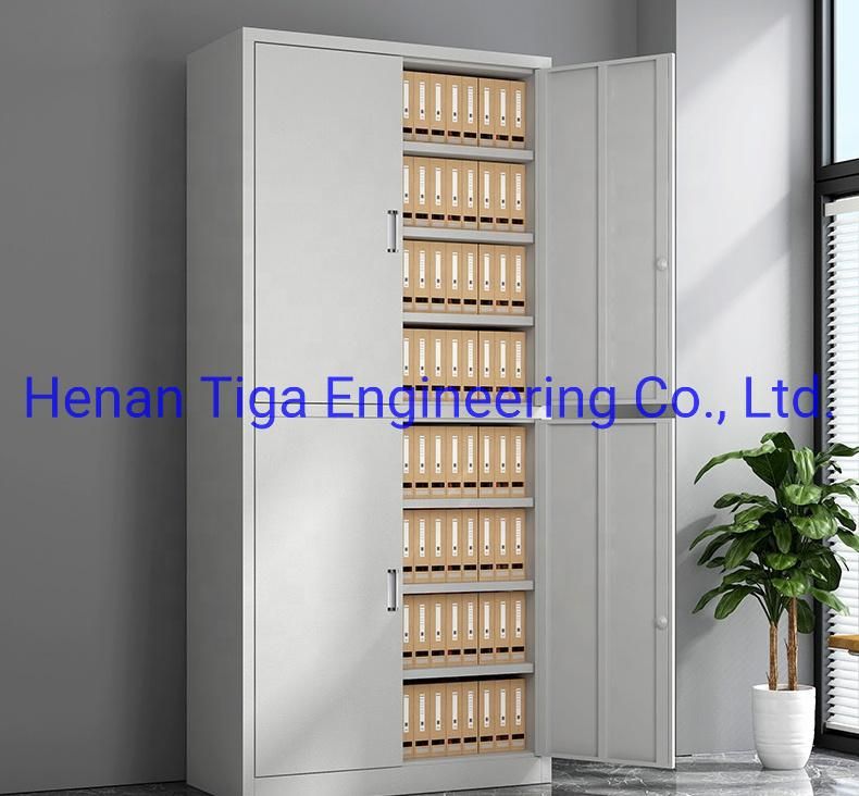 China Manufacturer 4 Door Colorful Filing Storage Metal Office Furniture Bookcase Steel Cabinet