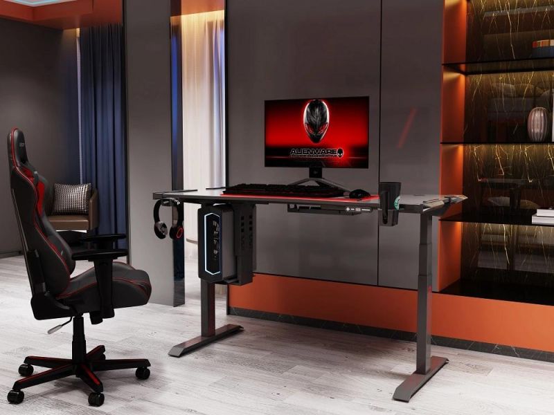 Good Service Sample Provided Modern Design Home Furniture Jufeng-Series Gaming Desk