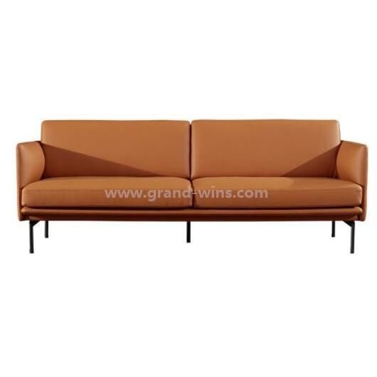 Modern Furniture Lounge Leather Couch Sofa for Drawing Room