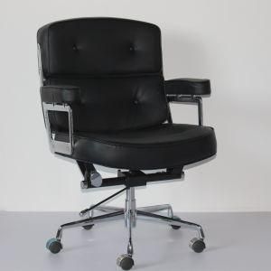 Atmospheric Chair Comfortable Backrest Revolving Chair Leather Middle Class Employee Chair Fashionable Chair Computer Chair Can Be Lifted