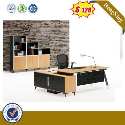 Combination Painting Modern L Shape MDF Wooden Office Executive Table