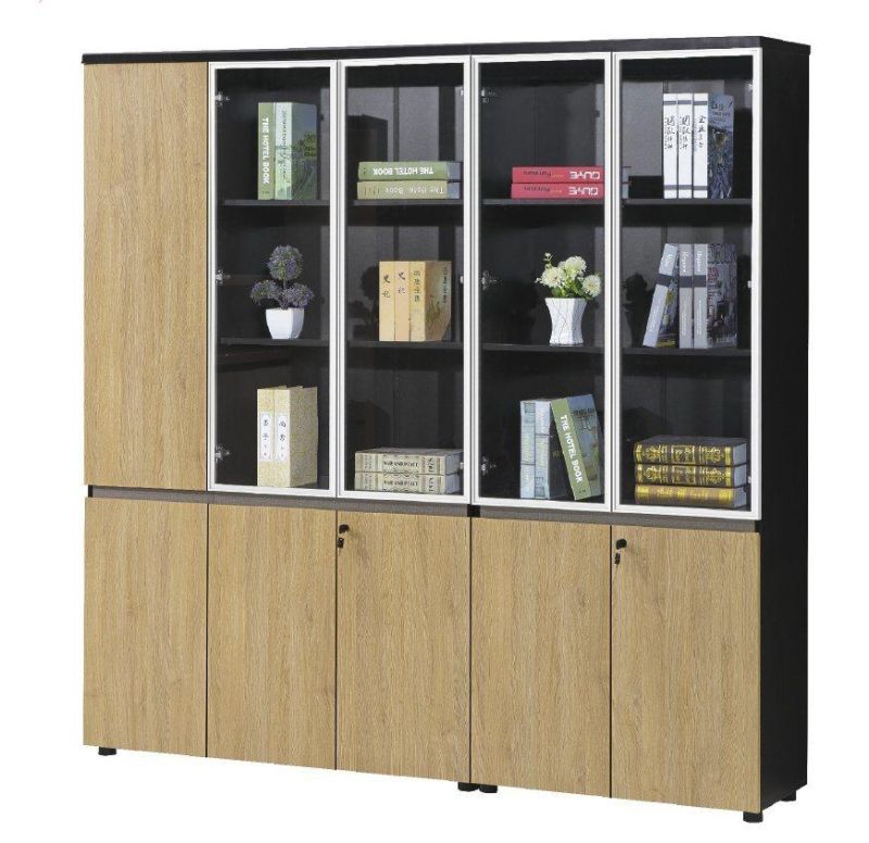 Natural Oak Color Melamine Executive Office Furniture Desk