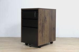 2017 New Design Black Office Drawer Cabinet Mobile Pedestal