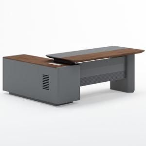 2020 New Model L Shaped Veneer Small Veneer Executive Office Table