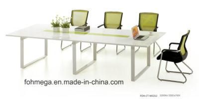 White MFC Wooden Modular Conference Room or Meeting Table
