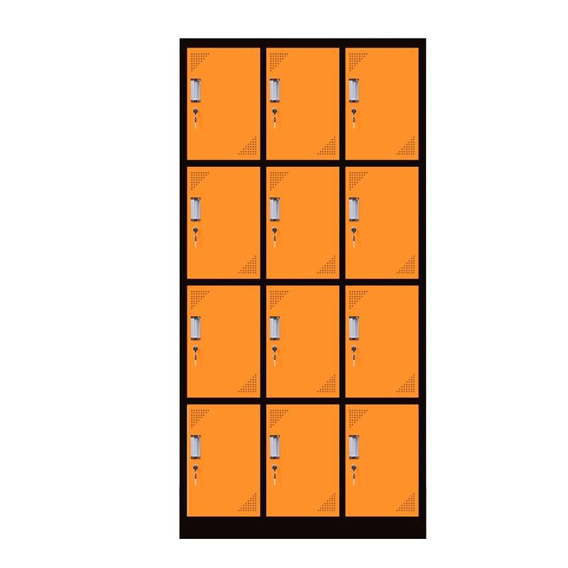 Gdlt 12 Door Metal Lockers Customized Color Steel Wardrobe for Gym and School