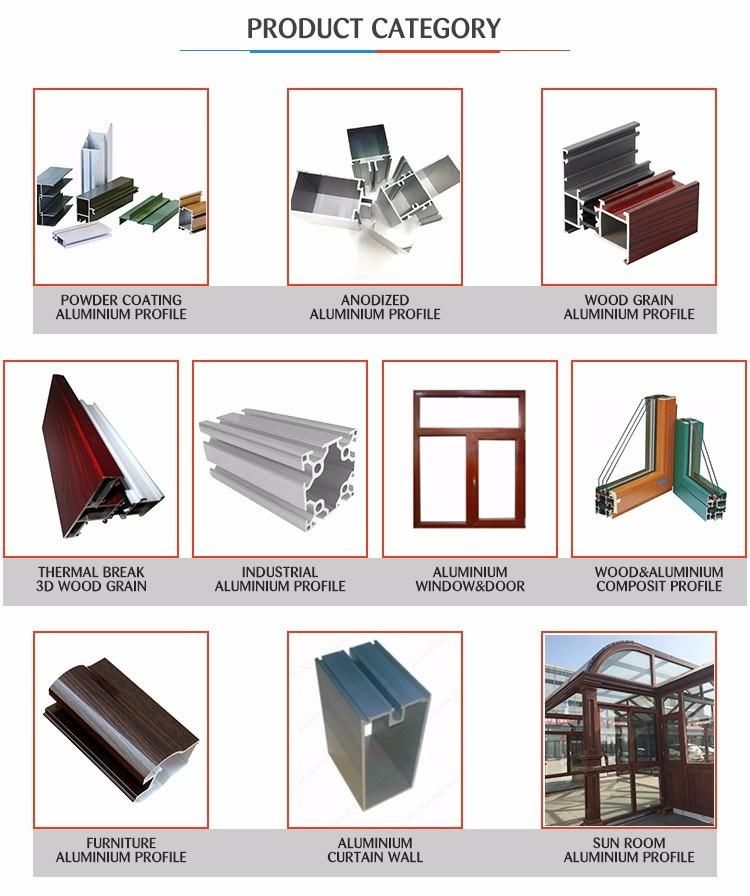 Aluminium Profile for Office Partition Wall