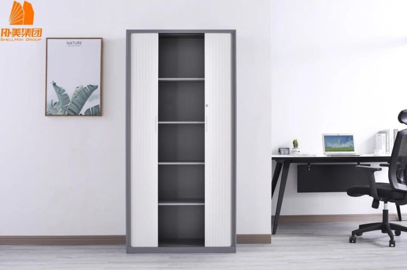 Steel Tambour Door Cabinet, Roller Shutter Door Filing Storage Cupboard