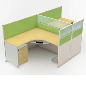 Modern Staff Green Color Modular Office Workstation Desk