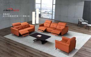 High-End Imported Leather Intelligent Voice Control Functional Sofa for Office and Living Room Swivel Chair