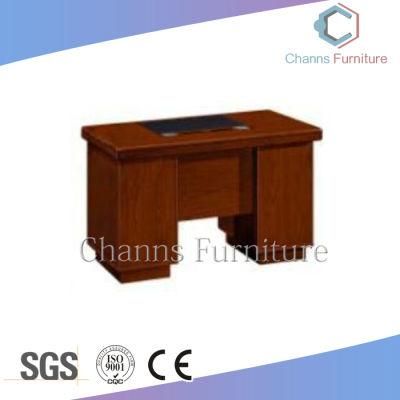 School Furniture Straight Veneer Office Table Solid Wood Computer Desk (CAS-VA45)