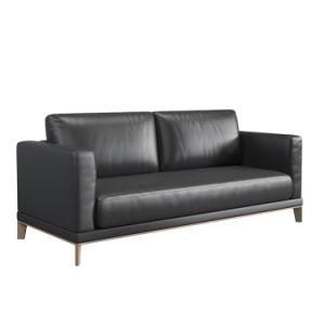 Modern Genuine Leather Sofa Office Sofa Boss Room Sofa