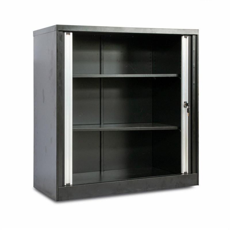 Half Height Metal Tambour Door File Cabinet Steel Cupboard