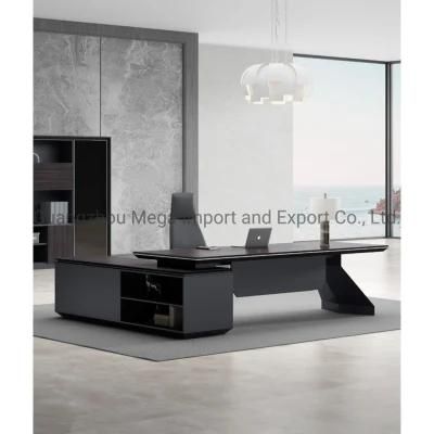 Luxury CEO Office Furniture Executive Desk with Cabinet