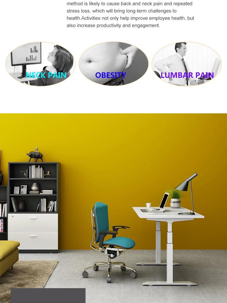 Chinese Furniture Simple Design Manual Height Adjustable Standing Table