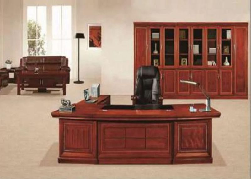 Factory Outlet Modern Office Painting Wooden Manager Boss Executive Table (SZ-O504)