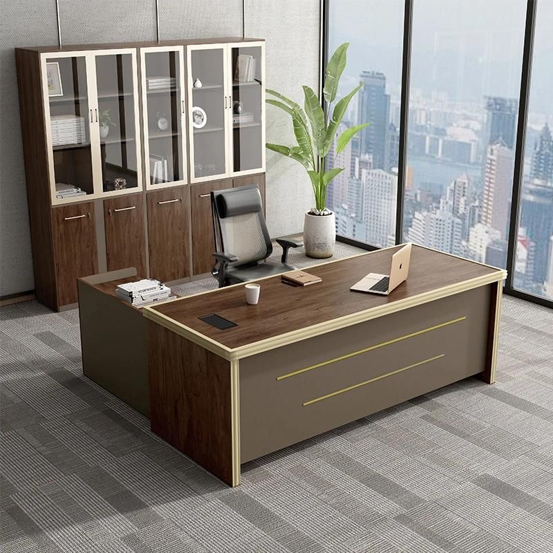 Wholesale Chinese Furniture CEO Computer Office Boss Drawer Desk