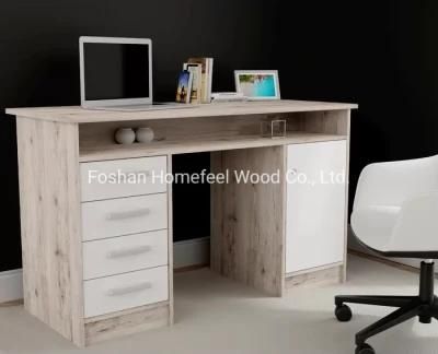 Modern 4 Drawer Home Office Standing Laptop Table Computer Desk (HF-DC014)