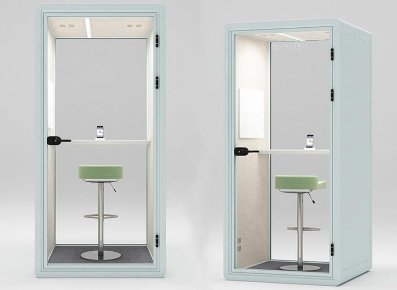 Office Booth Privacy Meeting Pod Office Sound Proof Booth with Furniture Option Sound Isolate Office Pod