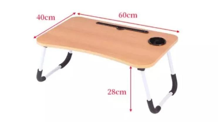 Folding Table Children′ S Study Table Bed Small Table Laptop Table Student Bed Desk with Drawer
