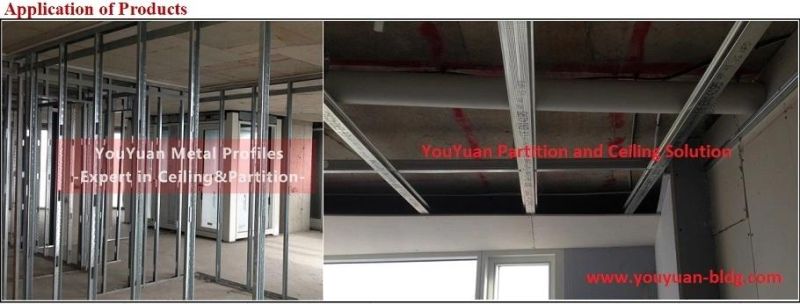 High Zinc Coating Gi Drywall Metal Profiles Furring Channel Steel Frame to South Africa
