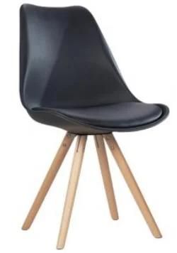 Elegant Design Dining Plastic Wood Legs Living Room Chair