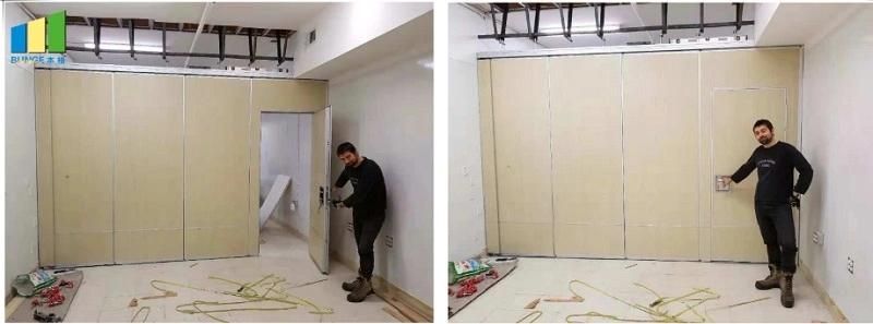 Movable Partition Wall Acoustic Wooden Hanging Folding Partition Wall Thailand