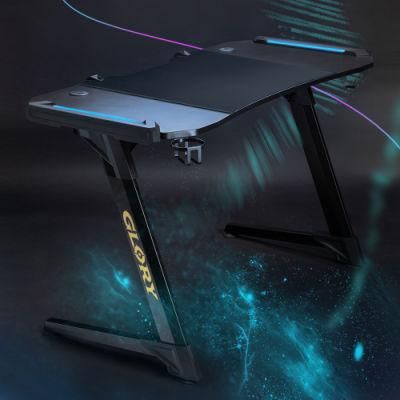 E-Sports Furniture Racing Computer RGB LED Lighting PC Gaming Desk